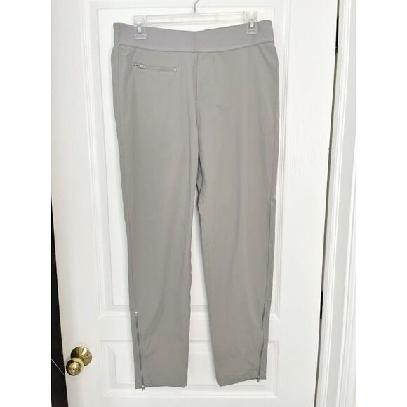 Athleta TALL Fit Mod Trekkie Ankle Zip Lightweight Pocket Tapered Track Pants - Picture 1 of 10
